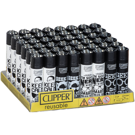 Clipper Lighters Classic Size Nerd Sentences