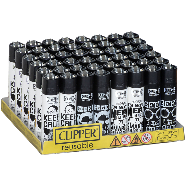 Clipper Lighters Classic Size Nerd Sentences