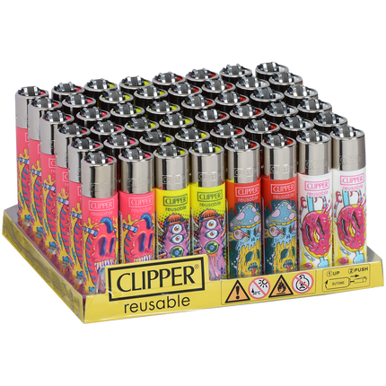 Clipper Lighters Classic Size Psyko Monsters