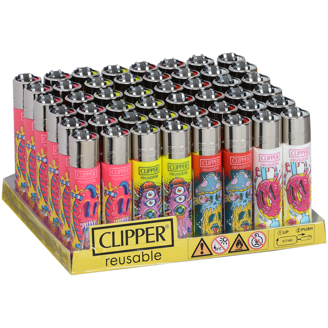 Clipper Lighters Classic Size Psyko Monsters