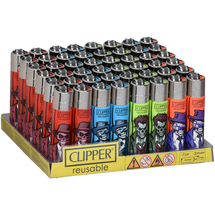 Clipper Lighters Classic Size Zombie Gangsters