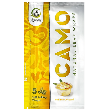 Camo Herbal Wraps Banana Custard 5ct