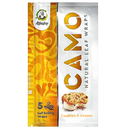 Camo Herbal Wraps Cookies and Cream 5ct