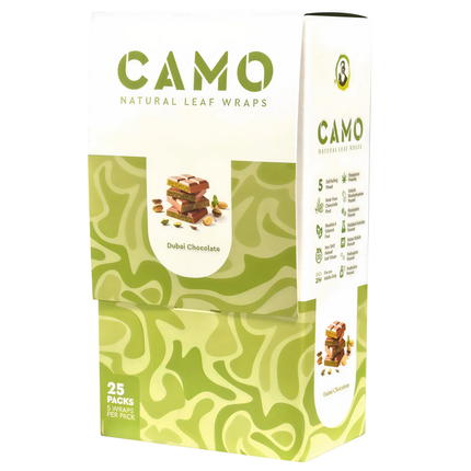 Camo Herbal Wraps Dubai Chocolate 5ct