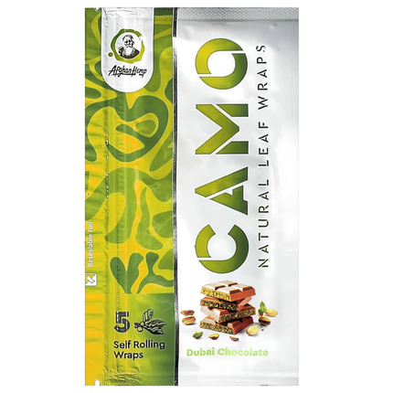 Camo Herbal Wraps Dubai Chocolate 5ct