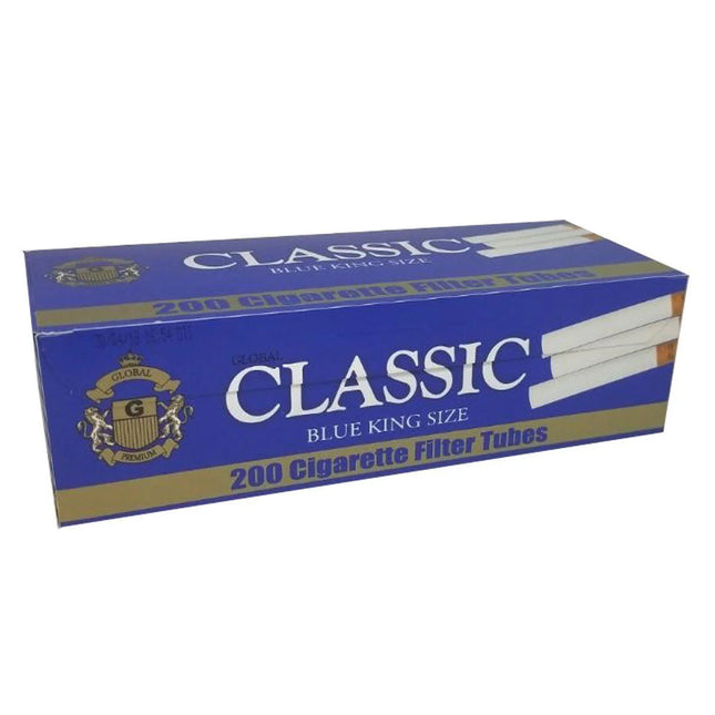 Classic Tubes Blue (Light) King Size (200 Filter Tubes)