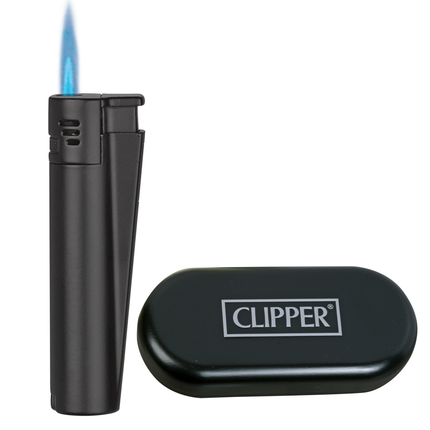 Clipper Lighters Metal Jet Matte Black
