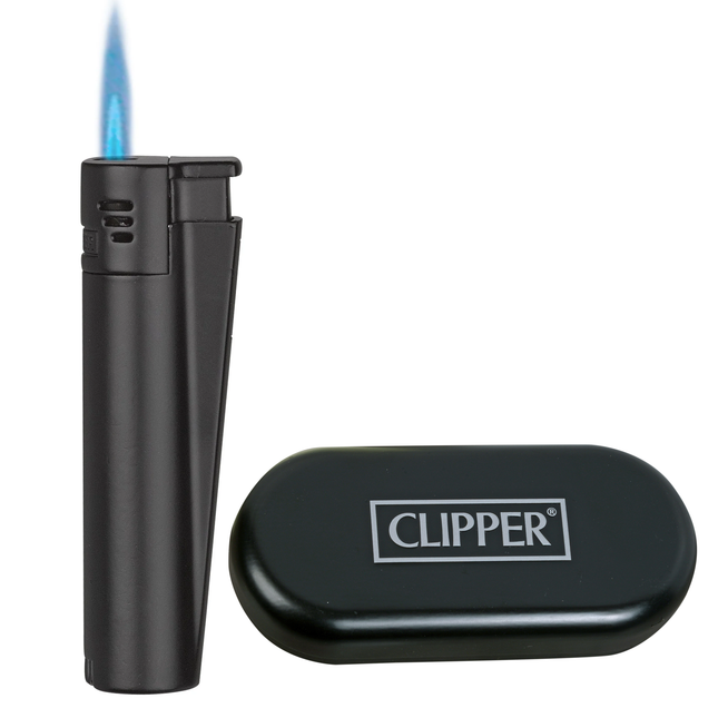 Clipper Lighters Metal Jet Matte Black