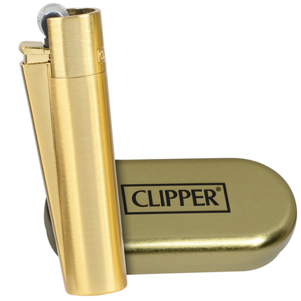 Clipper Lighters Metal Classic Gold