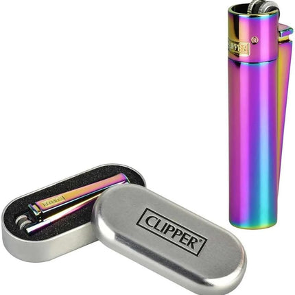 Clipper Lighters Metal Classic Icy