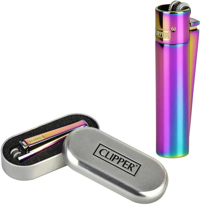 Clipper Lighters Metal Classic Icy