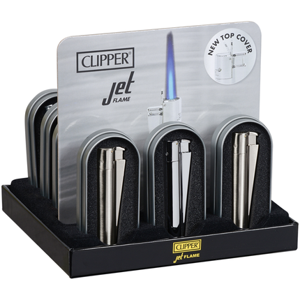 Clipper Lighters Metal Jet Silver