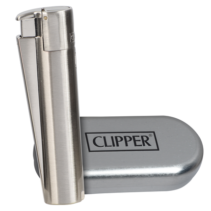 Clipper Lighters Metal Jet Silver