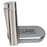 Clipper Lighters Metal Jet Silver