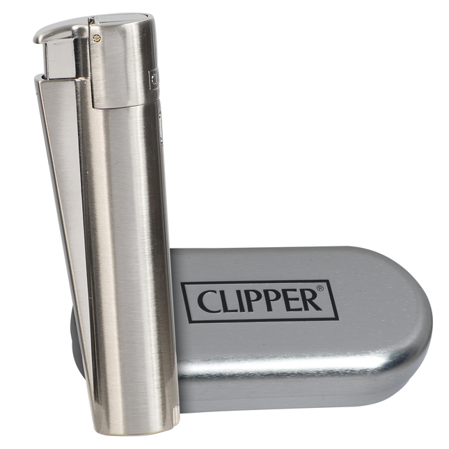 Clipper Lighters Metal Jet Silver