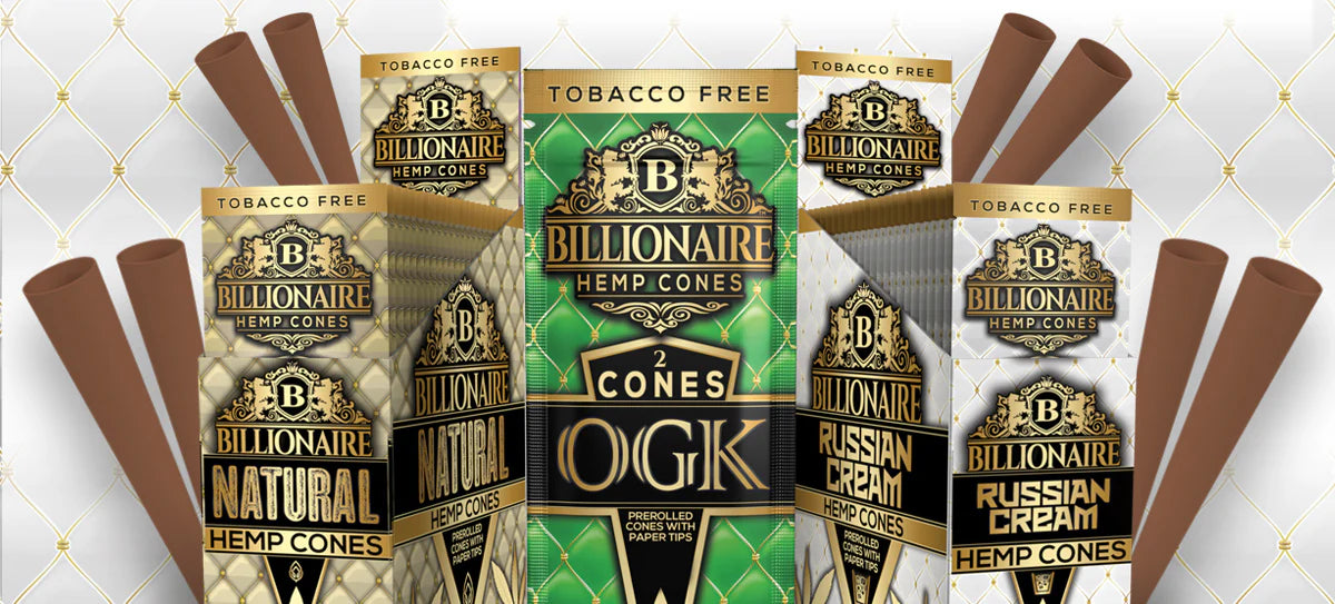 Billionaire Cones Retailer's Pack 2ct - 3 Boxes - 30ct
