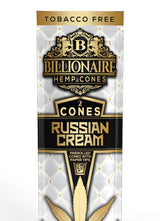 Billionaire Hemp Cones Russian Cream (2 Wraps Per Pouch)
