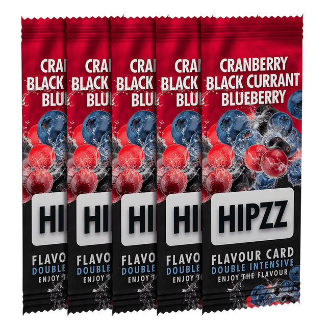 Hipzz Flavor Cards Blackcurrant Blueberry