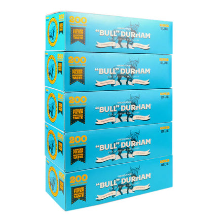 Bull Durham RYO Cigarette Filter Tubes Light (Blue) King Size 200ct