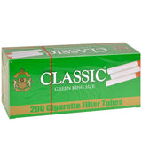 Classic Cigarette Tubes (Menthol) King Size (200 Filter Tubes)