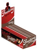 Smoking Brand Rolling Papers Liquorice Single Wide (60 Leaves)
