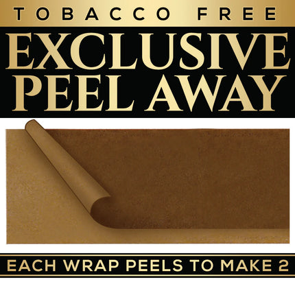 Billionaire Herbal Wraps Cognac XO (5 Wraps Per Pouch) - Made from Tea