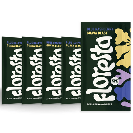 Floresta Acai Wraps Blue Raspberry Guava Blast