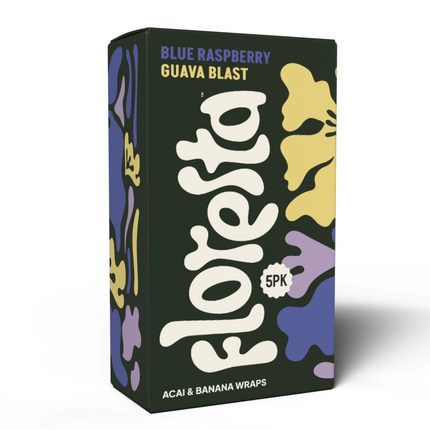 Floresta Acai Wraps Blue Raspberry Guava Blast