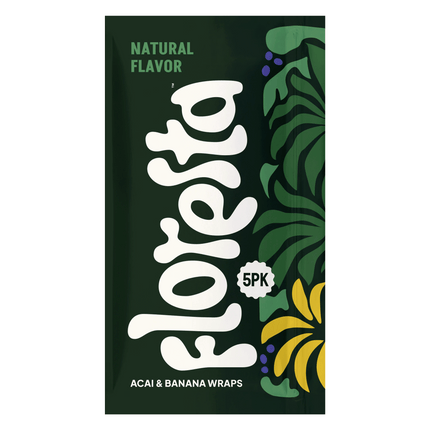 Floresta Acai Wraps Natural Flavor