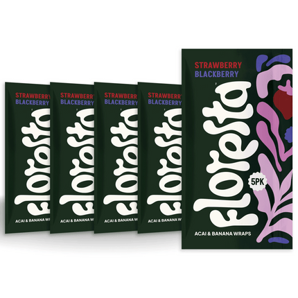 Floresta Acai Wraps Strawberry Blackberry