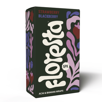 Floresta Acai Wraps Strawberry Blackberry