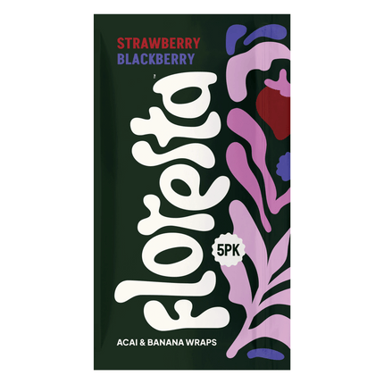 Floresta Acai Wraps Strawberry Blackberry