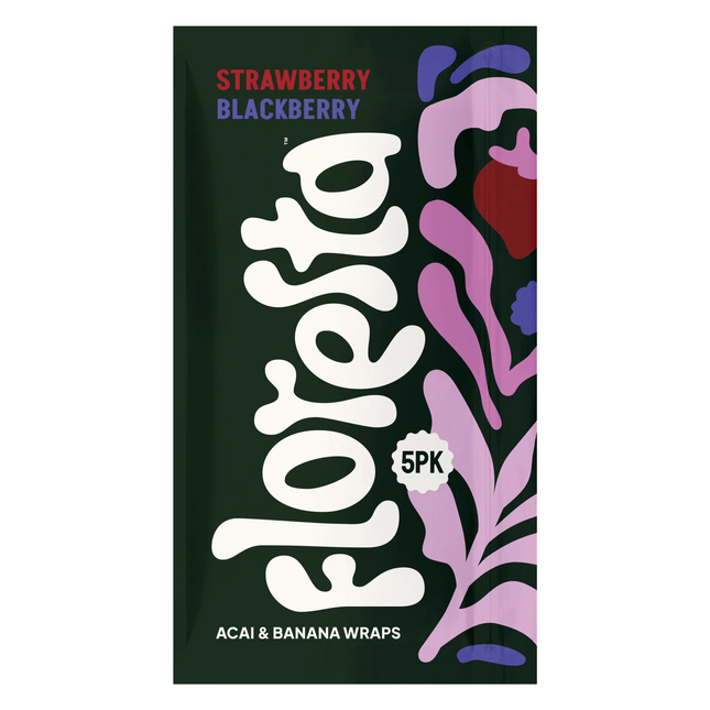 Floresta Acai Wraps Strawberry Blackberry