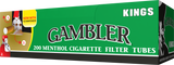 Gambler Cigarette Tubes Menthol Kings Size 200ct
