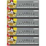 Gambler Cigarette Tubes Silver King Size 200ct