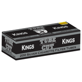 Gambler Tube Cut Cigarette Tubes Silver King Size