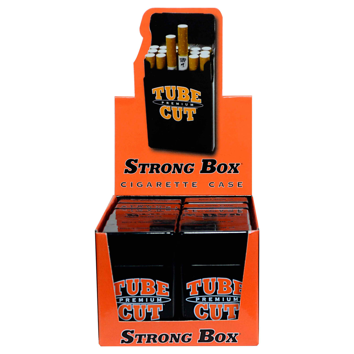 Gambler Tube Cut Strong Box Cigarette Case King Size