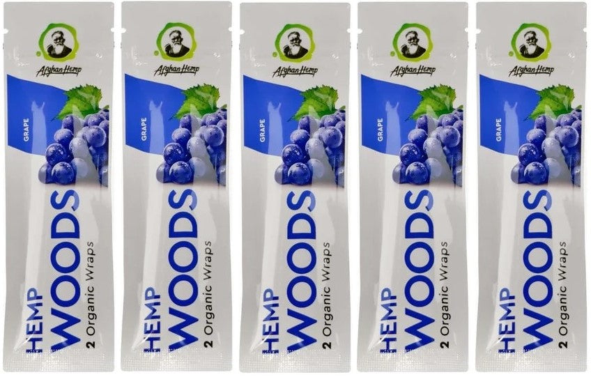 Afghan Hemp Wraps Hemp Woods Grape 2ct