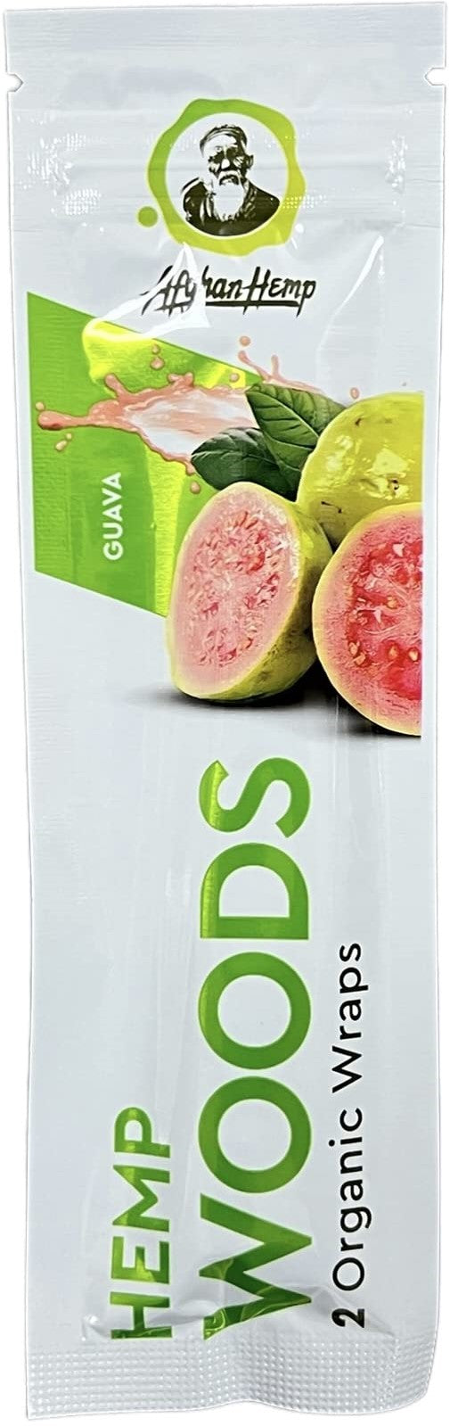 Afghan Hemp Wraps Hemp Woods Guava (2 Wraps Per Pouch)