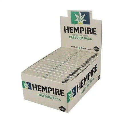 Hempire Rolling Papers with Tips King Size (33 Leaves)