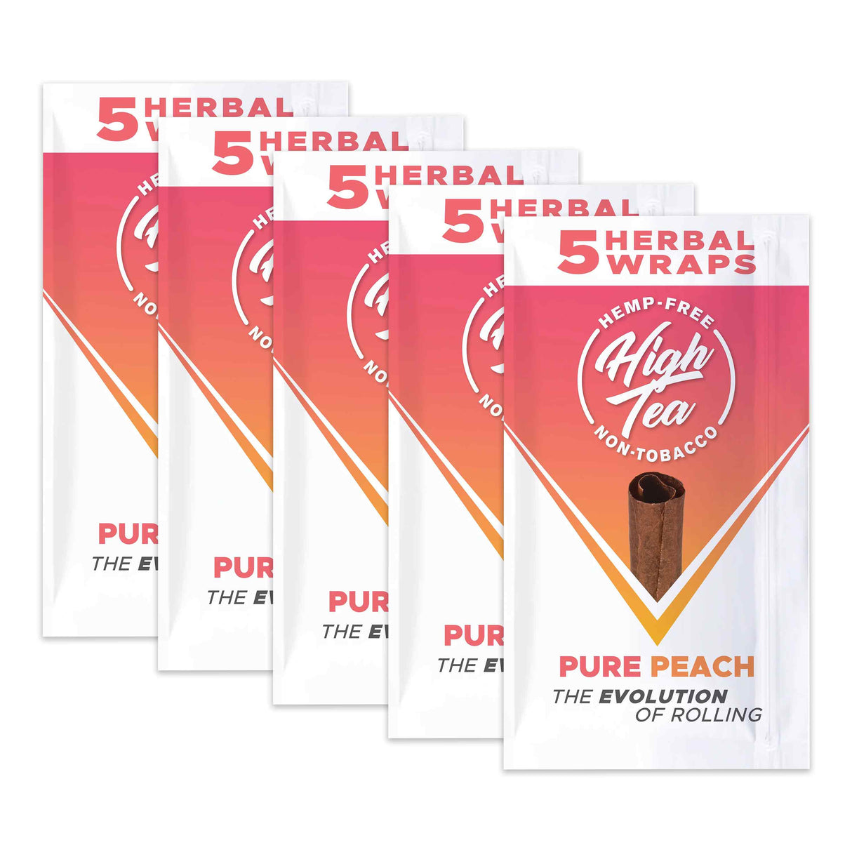 High Tea Herbal Wraps Pure Peach (5 Wraps Per Pouch)