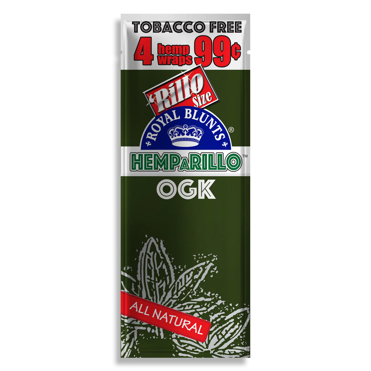 Hemparillo Hemp Wraps OGK (4 Wraps Per Pouch)