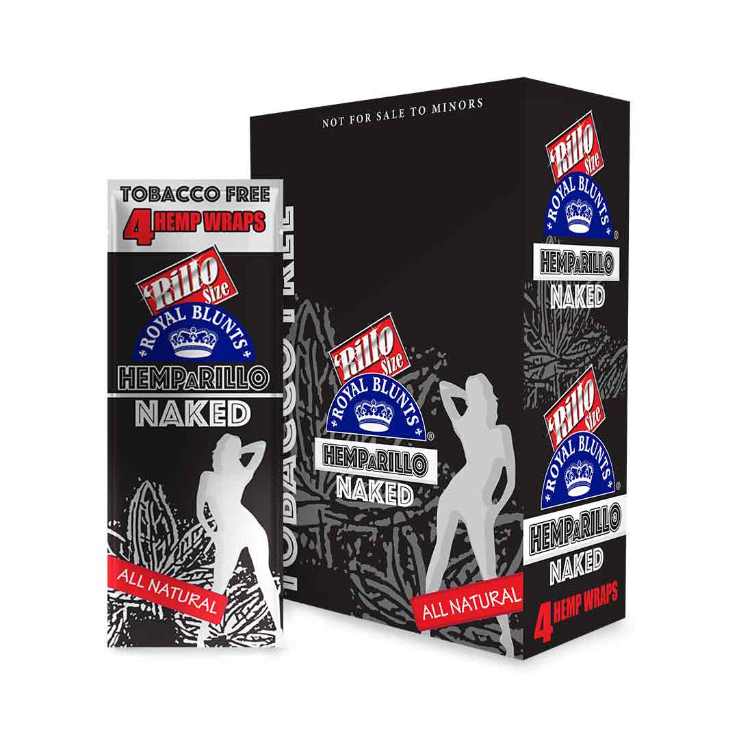 Hemparillo Hemp Wraps Naked (4 Wraps Per Pouch)