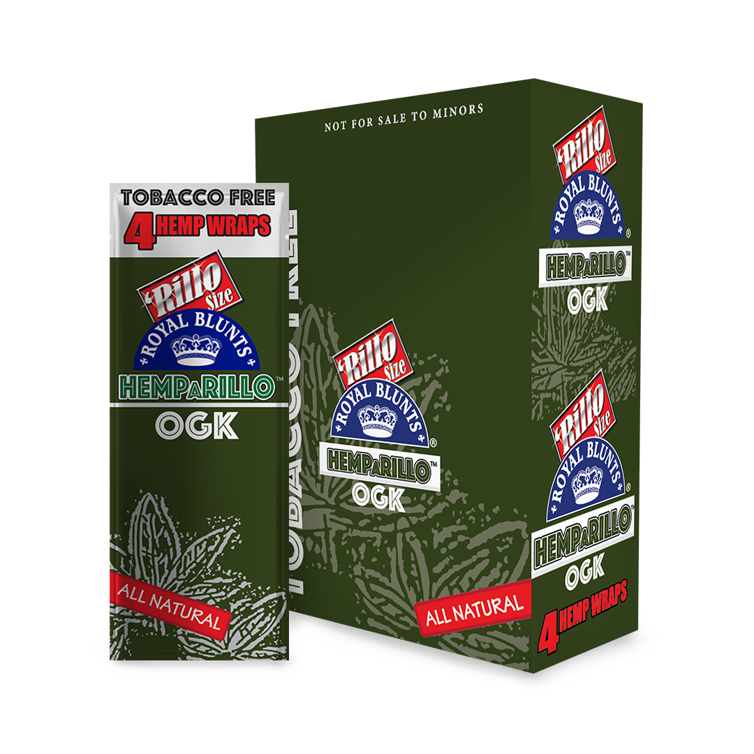 Hemparillo Hemp Wraps OGK (4 Wraps Per Pouch)