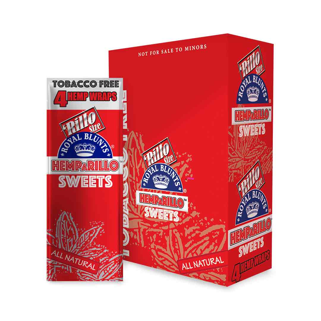 Hemparillo Hemp Wraps Sweets (4 Wraps Per Pouch)