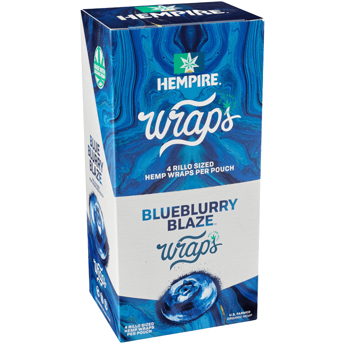 Hempire Hemp Wraps Blueblurry Blaze 4ct