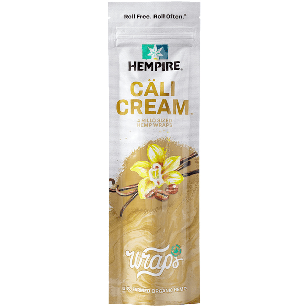 Hempire Hemp Wraps Cali Cream 4ct