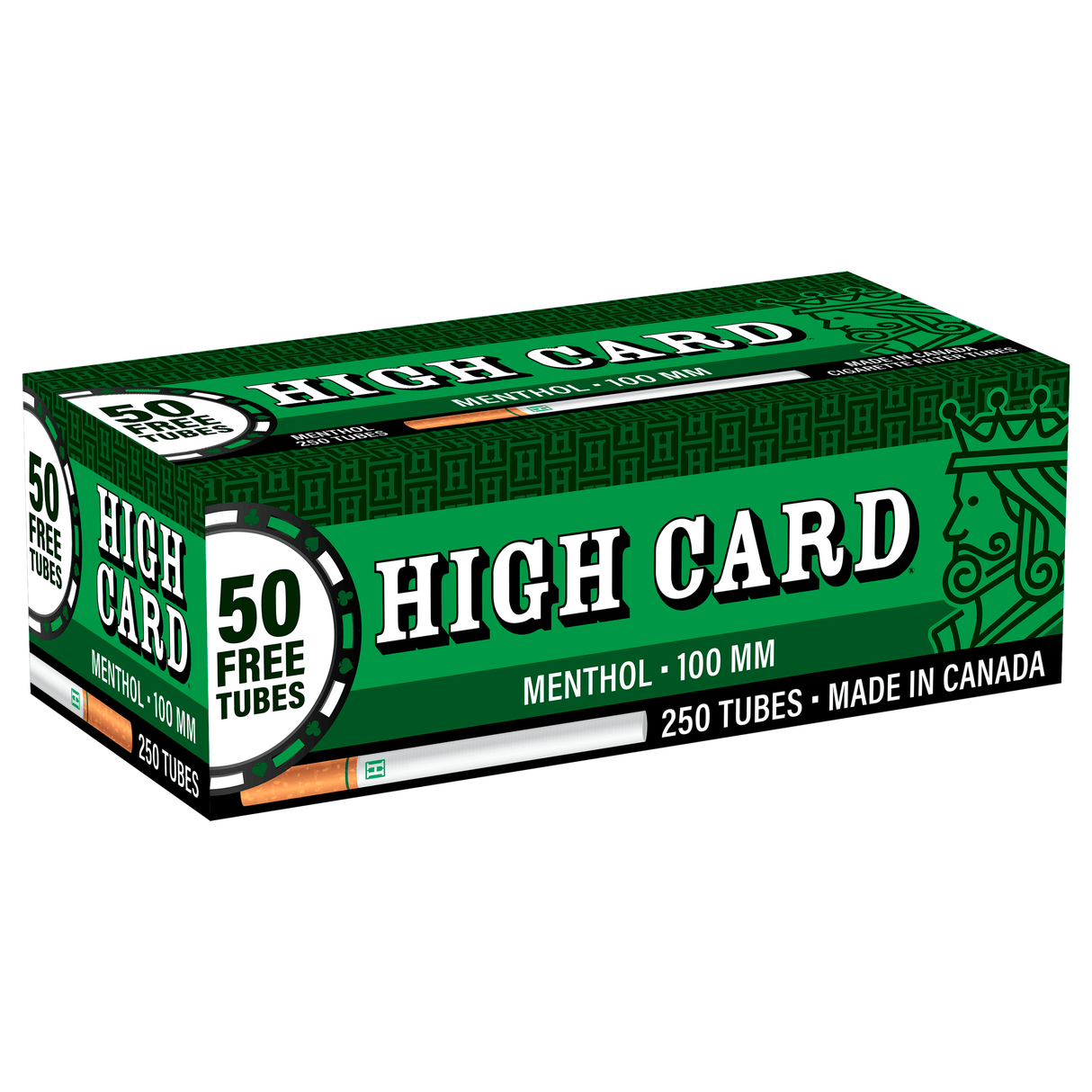 High Card Tubes Menthol 100mm