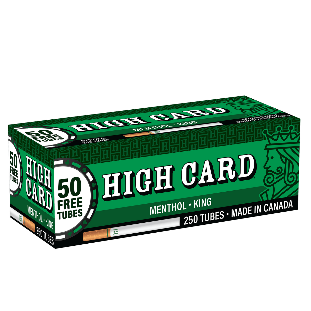 High Card Tubes Menthol King Size
