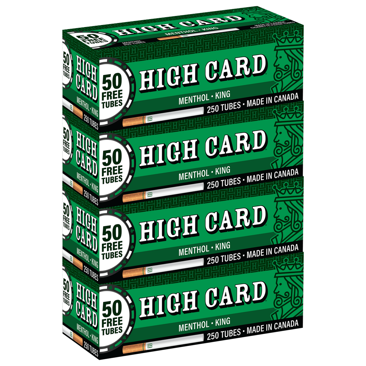 High Card Tubes Menthol King Size